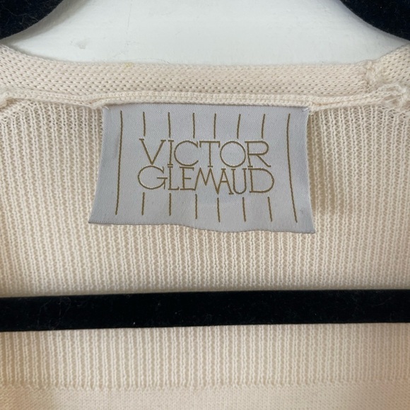 Victor Glemaud Merino Wool Deep V Neck Sweater - S - Picture 6 of 6